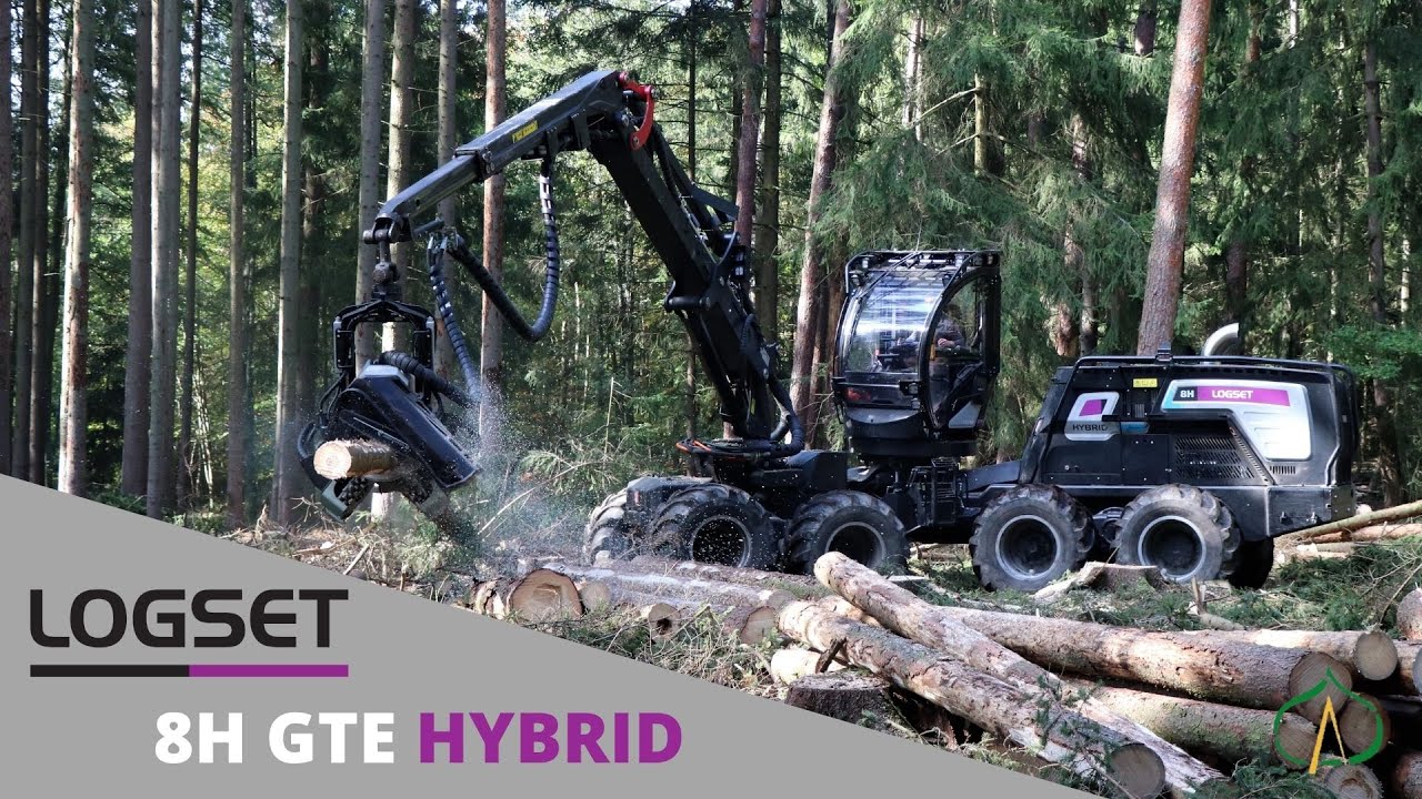 LOGSET 8H GTE HYBRID - představen&iacute; hybridn&iacute;ho harvestoru v ČR