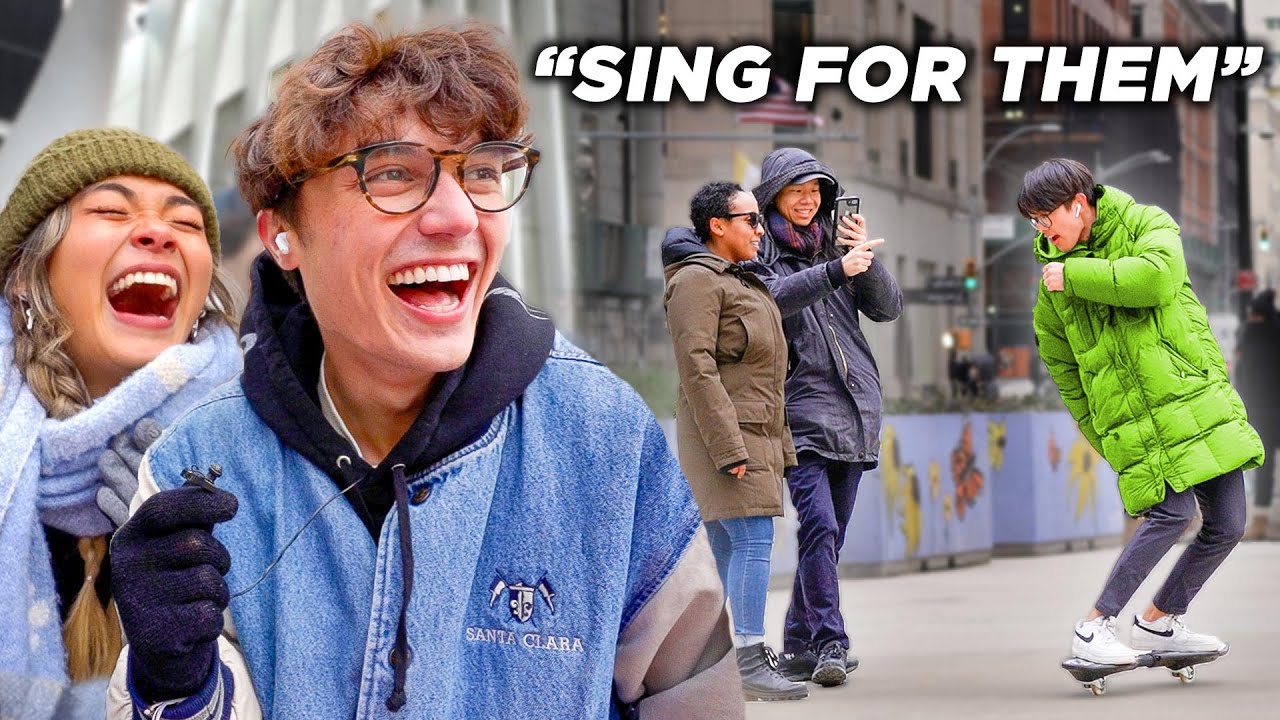 Pranking NYC Strangers with My Roommates!