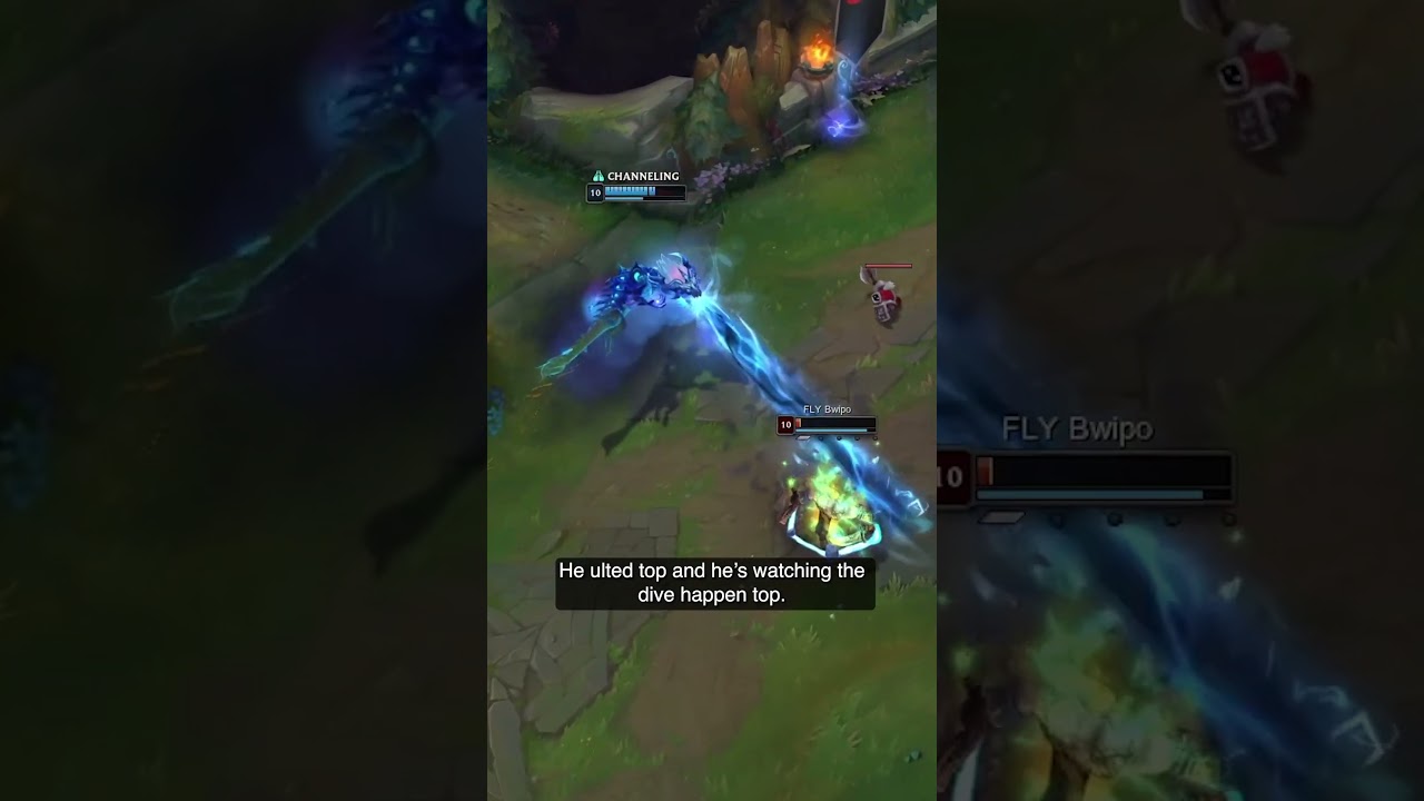 He wasn't even looking at his own champion 😭