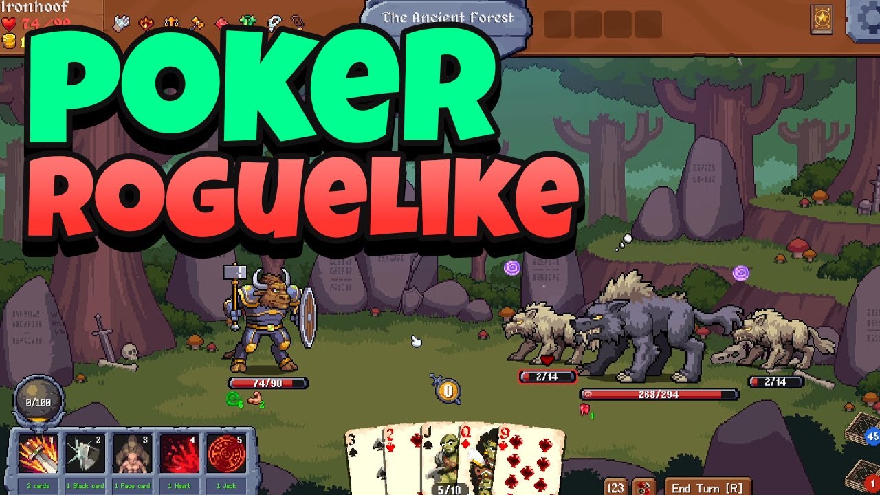 Poker Roguelike! Heroes of Magic and Cards