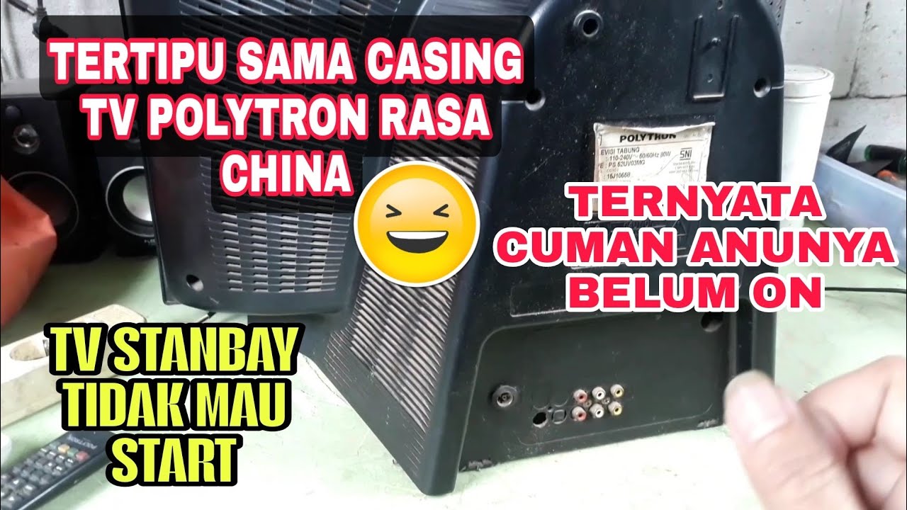Tv polytron Rasa china stanbay tidak mau start #electronica