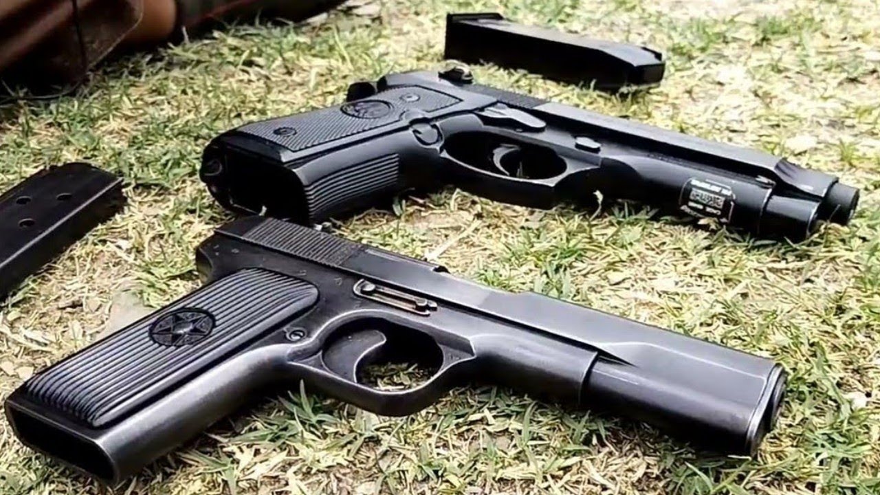 TT vs Beretta /9mm vs 30 Bore pistol
