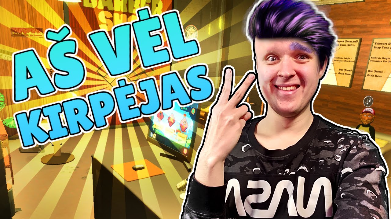 AŠ VĖL KIRPĖJAS!