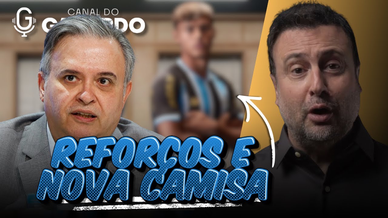 O que o vice de futebol falou sobre a janela | Agora é oficial: veja a nova camisa do Grêmio