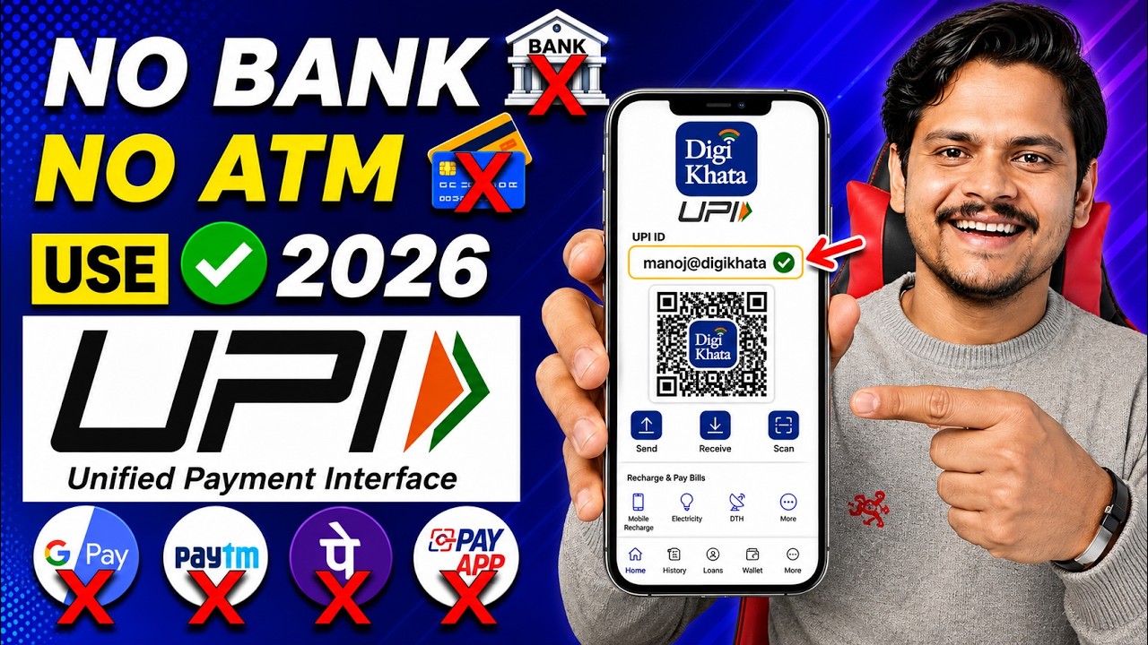 Upi App No Bank Account | how to create upi id without bank account |Bina Bank Account ke Upi Banaye
