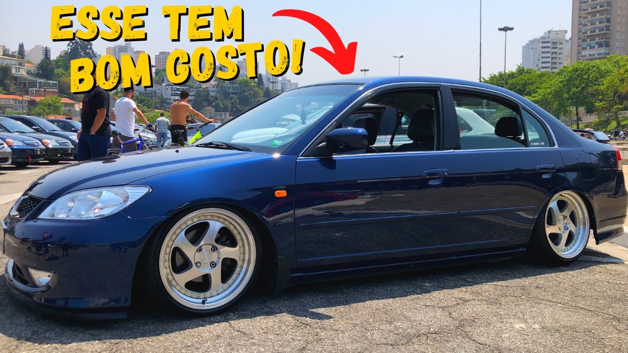 Honda Civic G7, Rebaixado | Suspensão a Ar - De Muito bom Gosto.