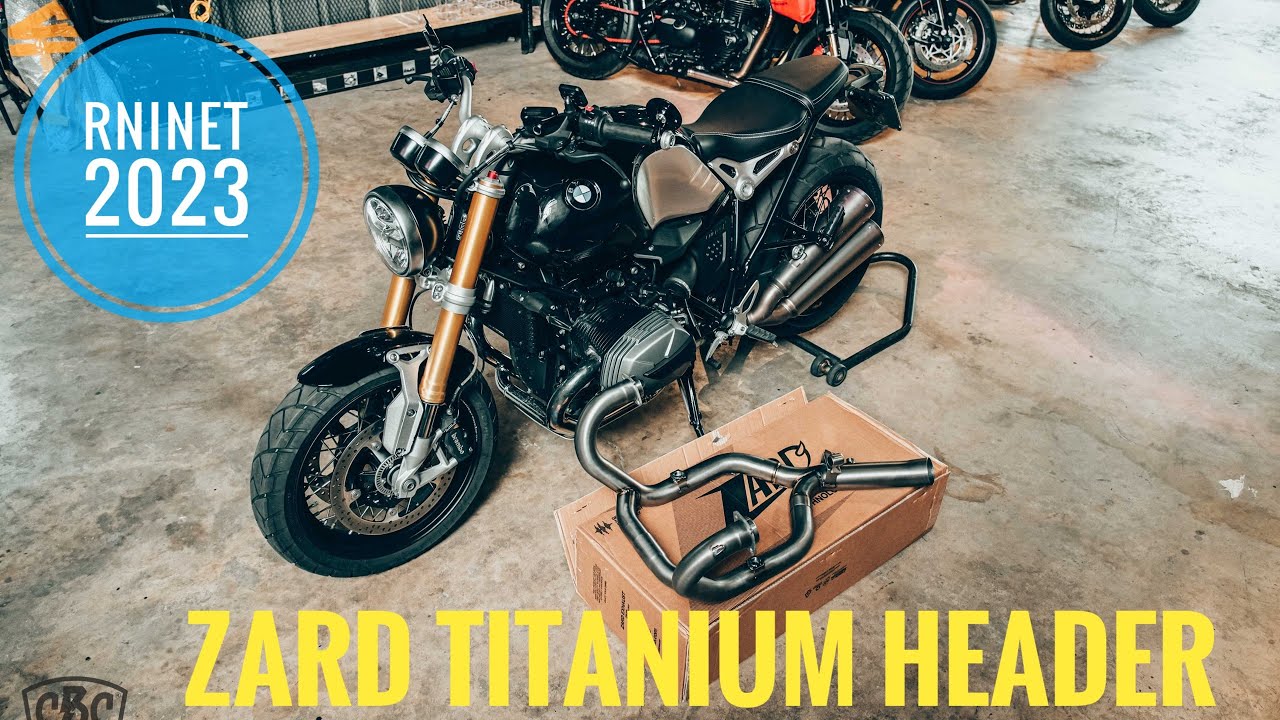 BMW RnineT 2023 change Zard Titanium Header (cổ pô titan thay cho cổ pô zin)