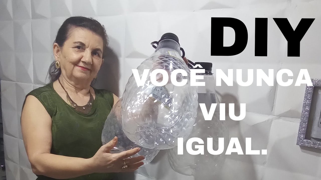 3 IDEIAS INCRÍVEIS COM GARRAFÕES DE PLÁSTICO/ DO LIXO AO LUXO/By Socorro Rodrigues #reciclagem