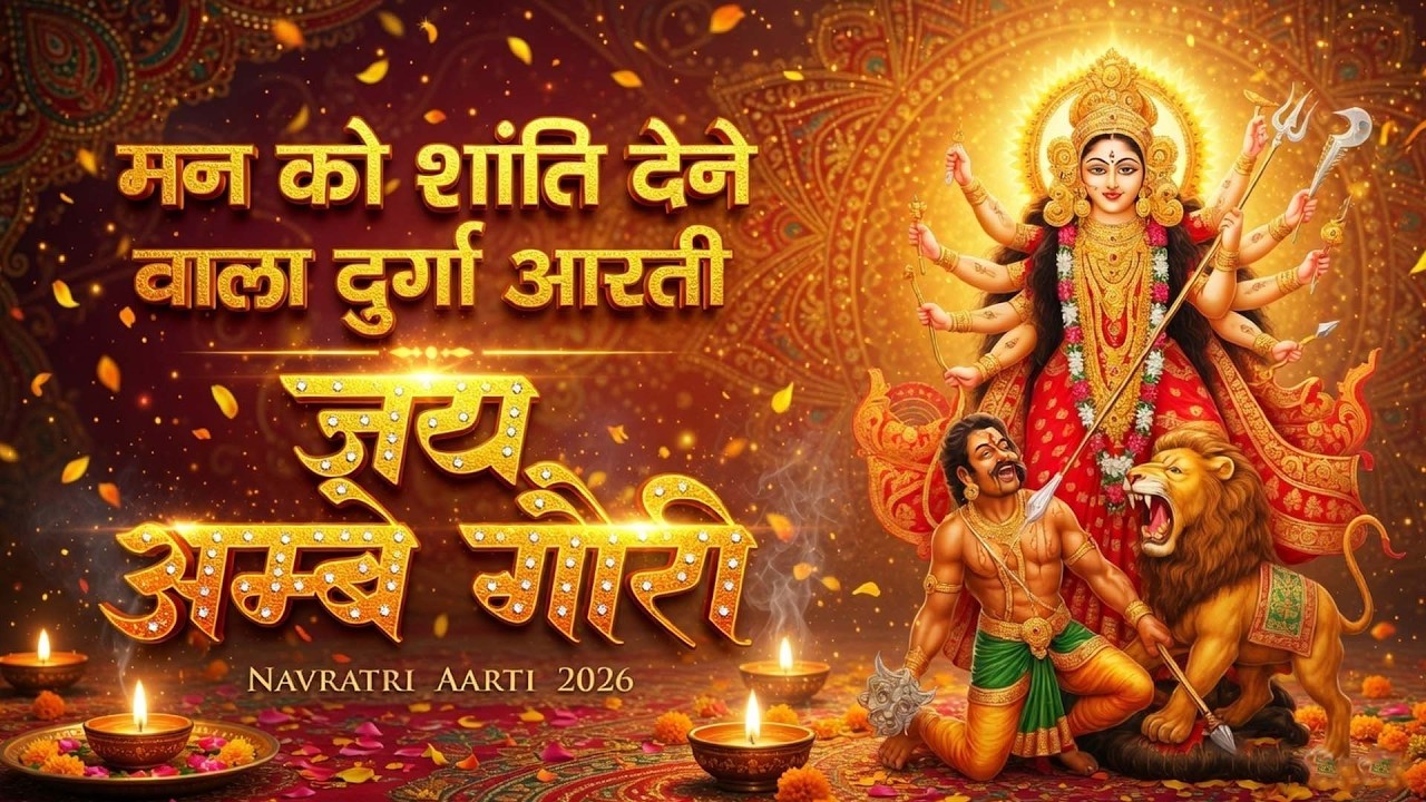 आरती सुनते ही जीवन से हट जाएंगे सारे संकट | Mata Rani Ki Aarti | Navratri Aarti | Durga Ji Ki Aarti