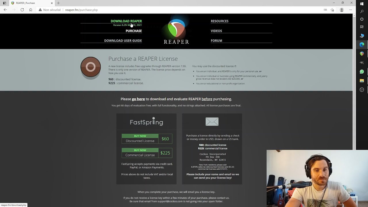 Installer facilement Reaper