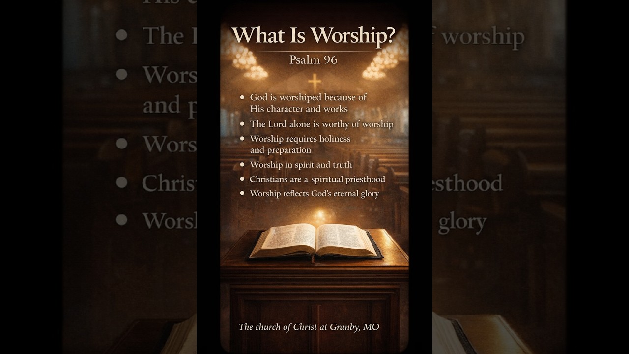 What Is The Meaning Of Worship
