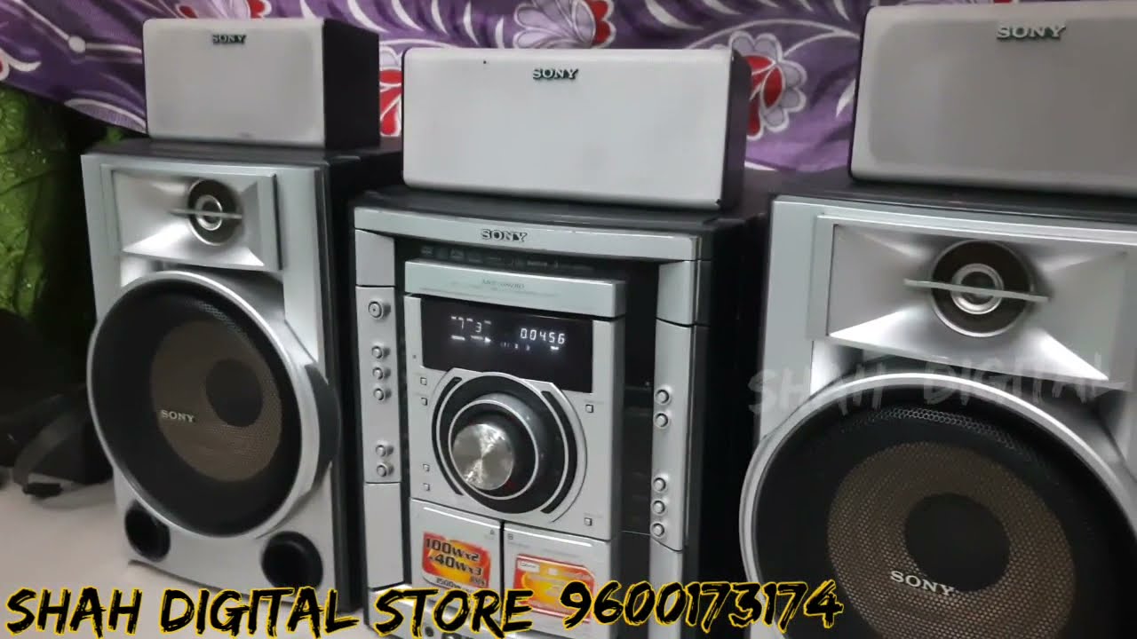 sony music mhc-gnz8d 3500 watts 5.0 home theater hifi system