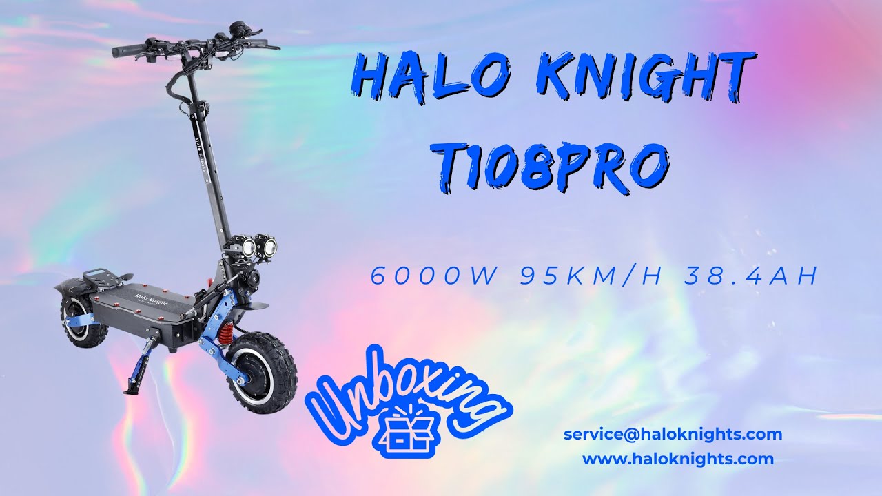 Unboxing the HALO KNIGHT T108Pro Electric Scooter