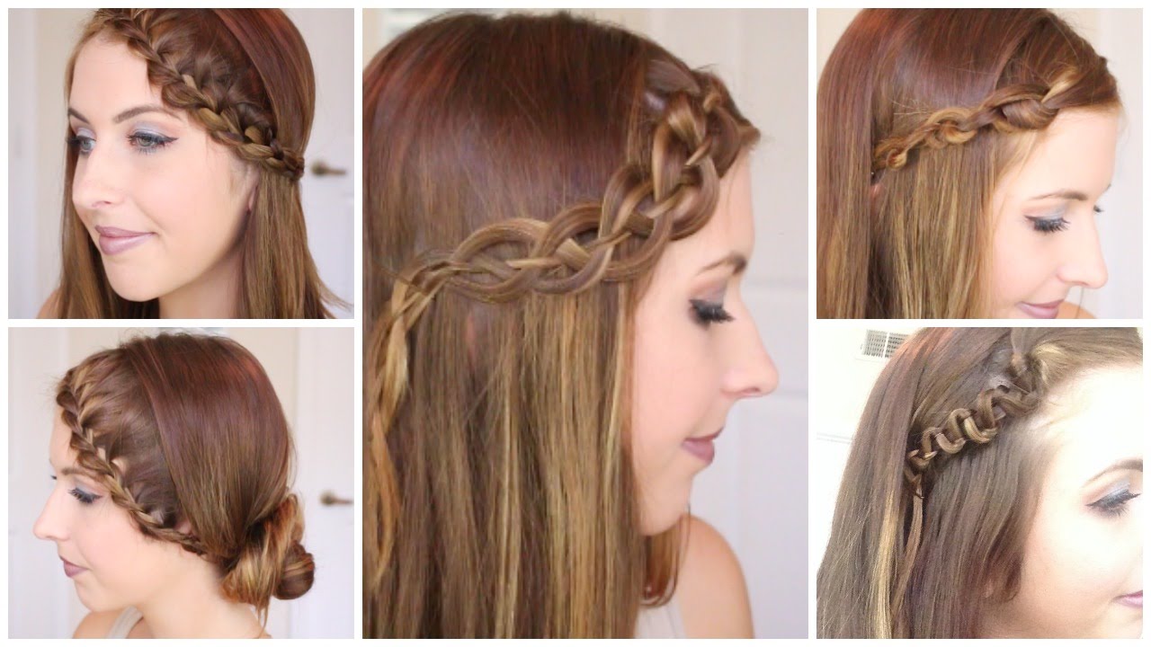 4 Braided Headband Hair Tutorials | Courtney Lundquist