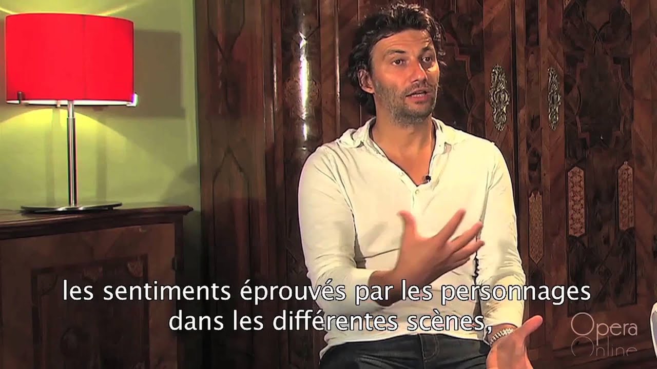 Jonas Kaufmann raconte Werther - Partie 1/2 (VOSTFR)