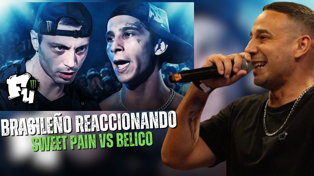 ZEN- BRASILEIRO REAGINDO A  A SWEET PAIN vs BELICO   MAIN EVENT   FU III Barcelona (ZEN REAGINDO