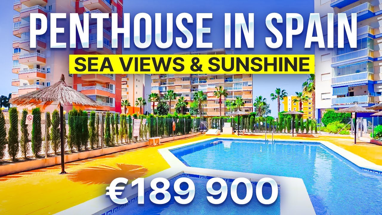 Waking Up to This View Daily? 🌊 Penthouse in Spain for €189K