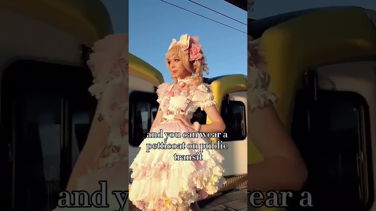 You're allowed to wear weird fashion in public! #historybounding #girlyfashion #pinkfashion