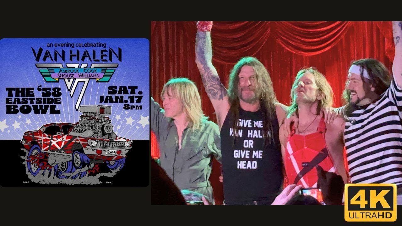 Van Halen Tribute Concert 2026 4K | An Evening Celebrating Van Halen at Eastside Bowl