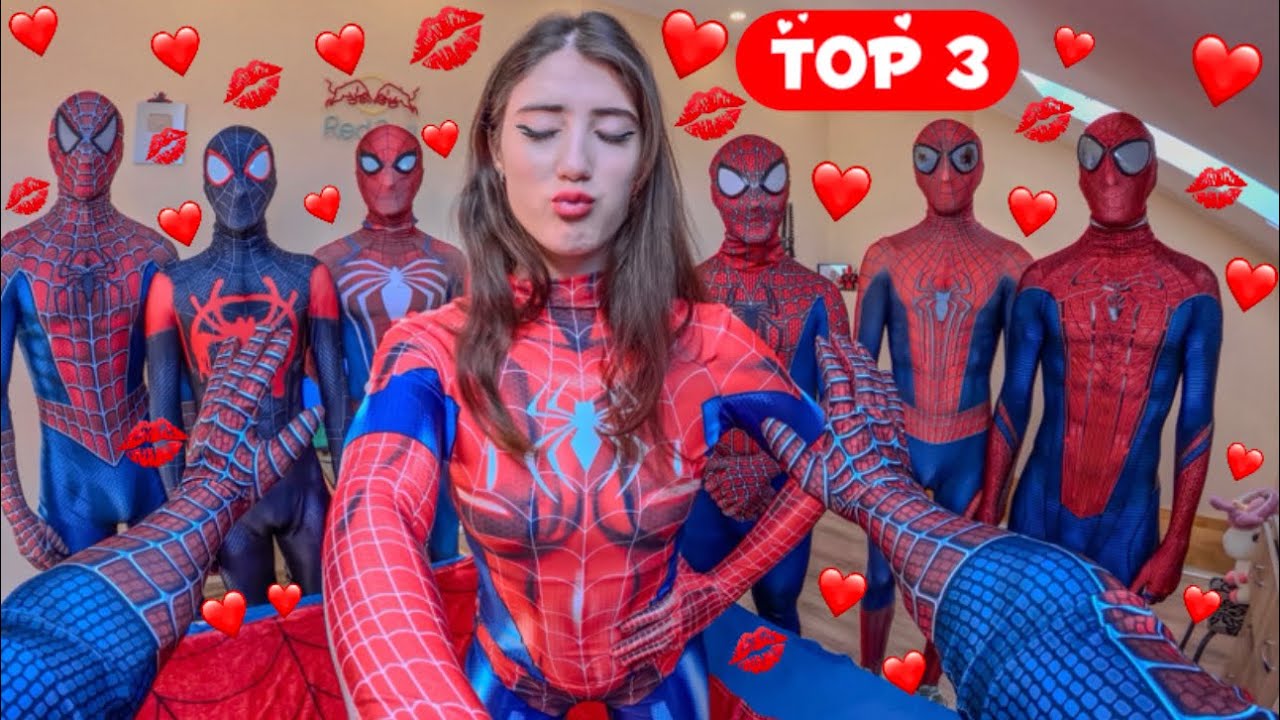 BEST TOP 3 CRAZY NEIGHBOR GIRL WILL NOT LEAVE TEAM SPIDER-MAN ALONE (Love Parkour POV)
