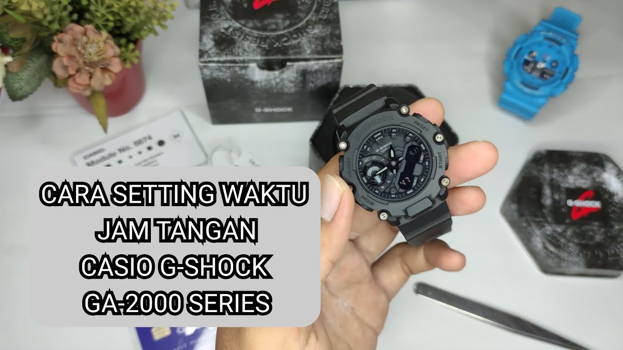 CARA SETTING JAM TANGAN CASIO G-SHOCK GA-2200 SERIES