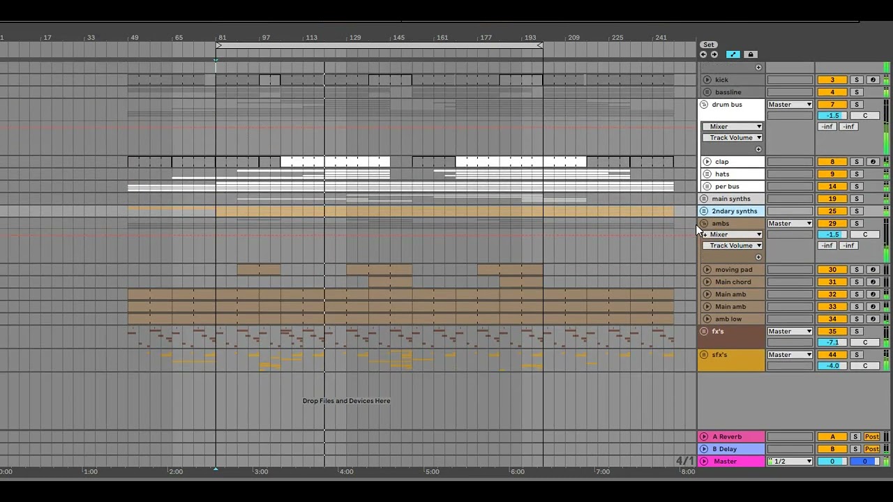 Advanced ableton template melodic techno / Progressive house