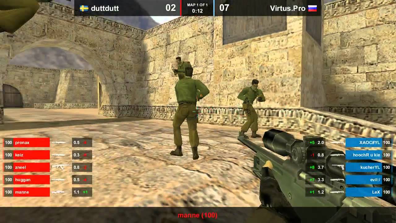 CS 1.6 ASUS Open -  Virtus.Pro vs. DuttDutt @ de_dust2