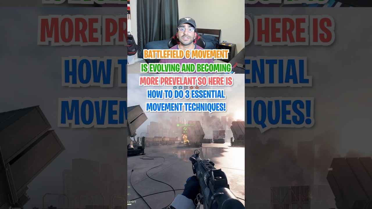 Вот как использовать 3 *ВАЖНЕЙШИХ* приема передвижения в Battlefield 6!🫡✅ #battlefield6 #bf6