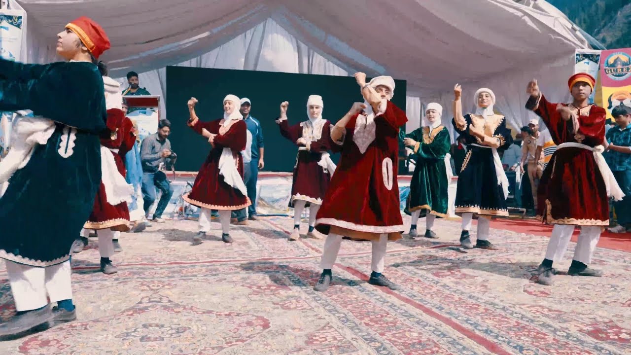 gurez festival 2022 || superhit song || girls dancing at gurez valley