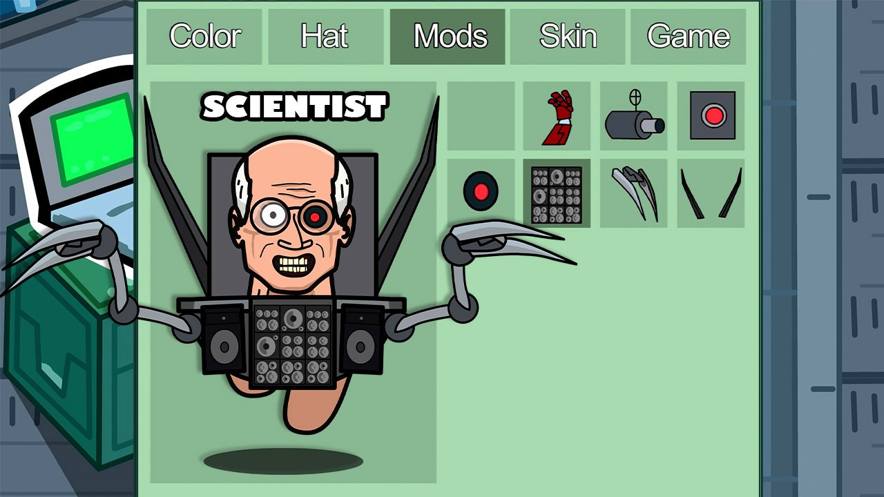 Scientist skibidi toilet in Among Us ◉ funny animation - 1000 iQ impostor