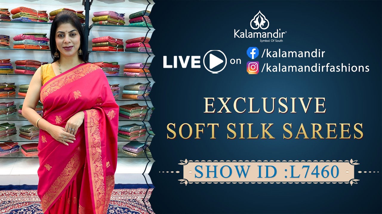 Exclusive Soft Silk Sarees - Flat Price | WhatsApp Number 9852 9852 99 | Kalamandir Sarees LIVE