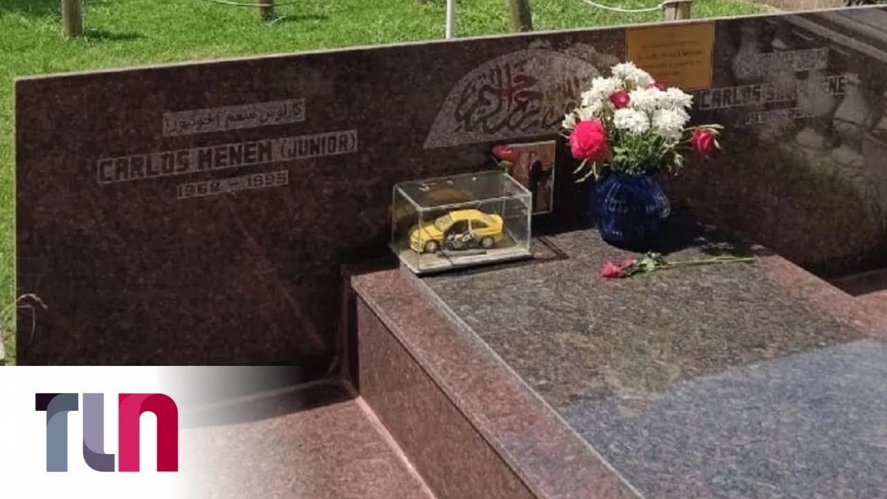 Profanaron las tumbas del expresidente Carlos Saúl Menem y su hijo en San Justo