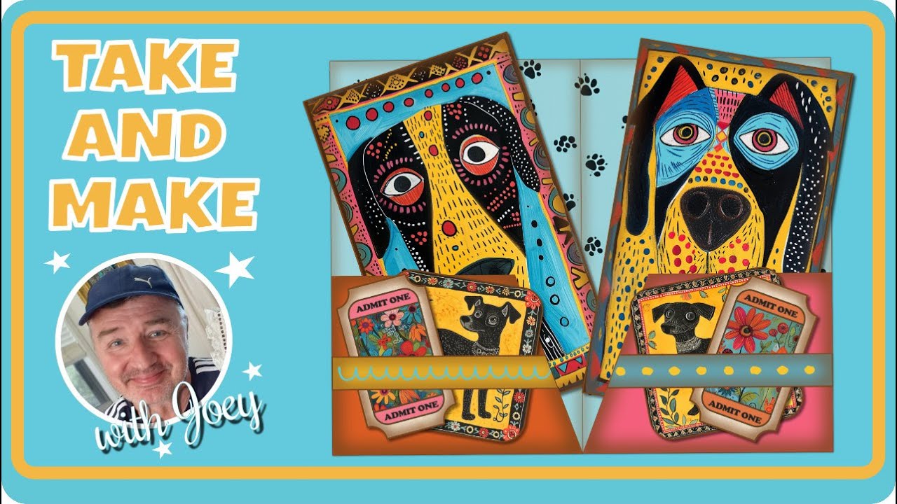 KO-FI FREEBIE: TAKE AND MAKE: Doodle Pets Folios