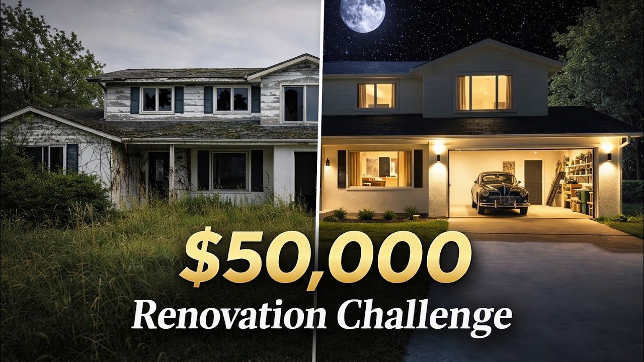 $50,000 Home Renovation | Abandoned House Transformation | Full Before & After #beforeandafter 