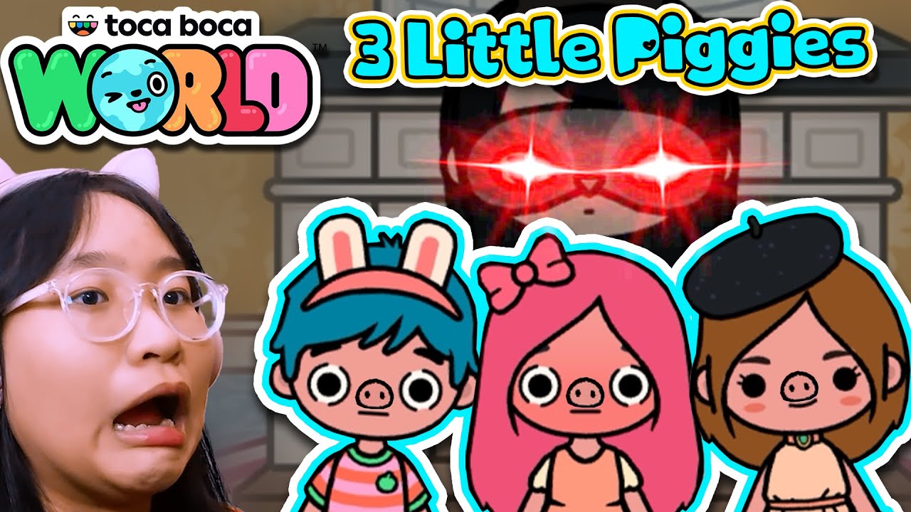 Cherry in Three Little Piggies?!! - Toca Life World