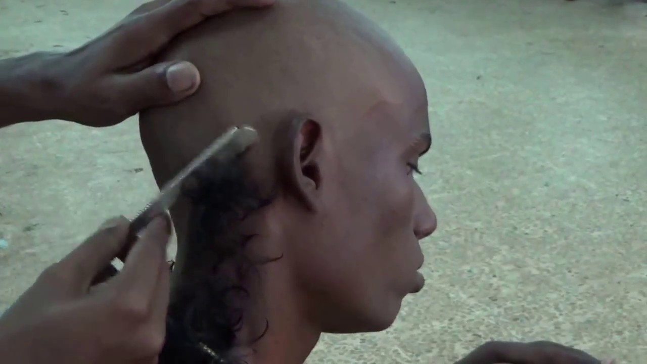 World's Best Head Shave with Face Clean Shave ,