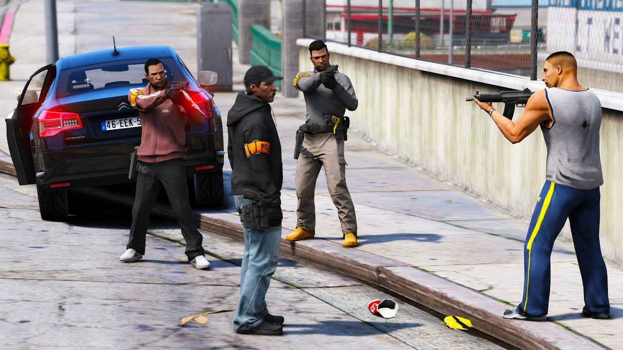 [GTA 5] LES POLICIERS DE LA BAC SE FONT PRENDRE EN EMBUSCADE🚔 |  