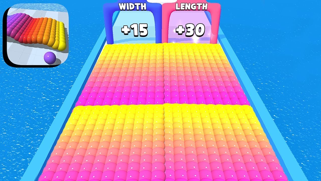 New Satisfying Mobile Game Big Update Freeplay Ball Merge Run 2048 Top Gameplay Walkthrough Android