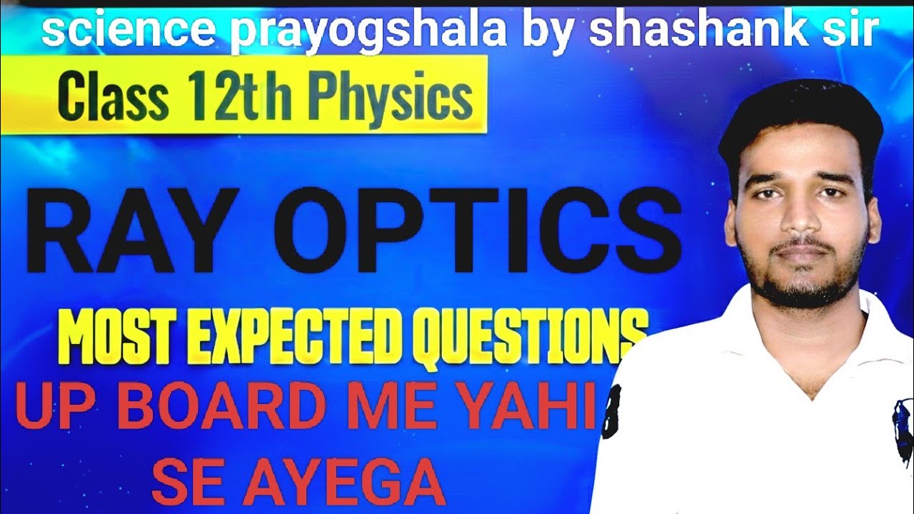 OPTICS IMPOTENT DERIVATION FOR CLASS12 UP BOARD