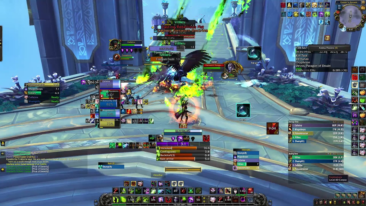 Destruction Warlock Guide 9.1