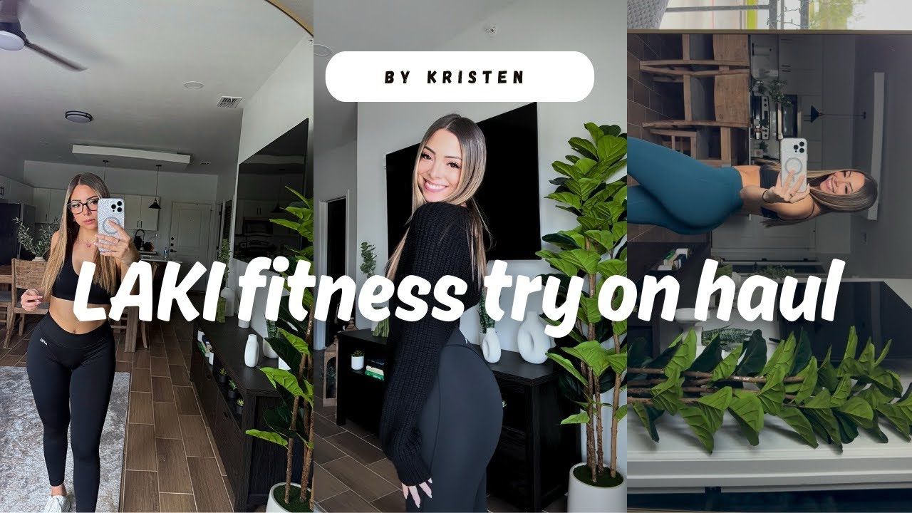 LAKI Fitness Try-On Haul + Review | Leggings & Activewear 🖤✨
