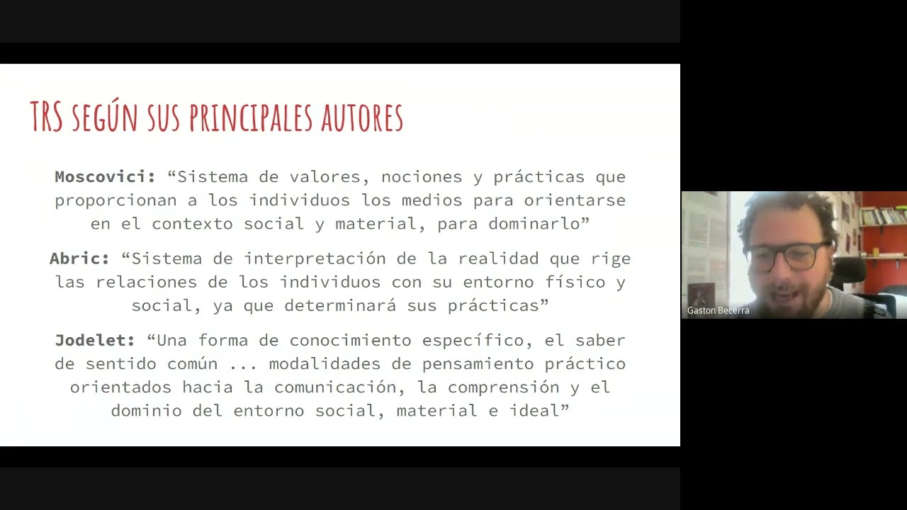 Teoría de las Representaciones Sociales (con comentario metodológico)