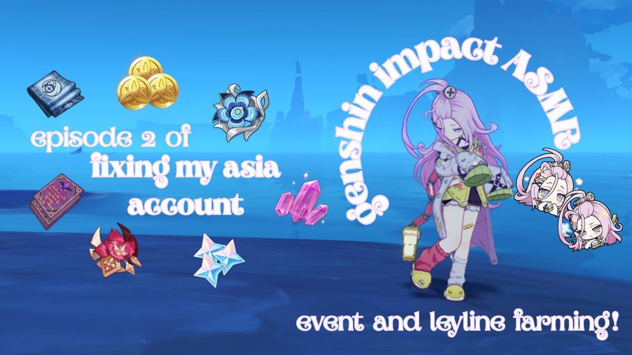 Genshin ASMR Ep. 2 of Fixing My Genshin Account | Tingly Rambling + Clicky Whispers