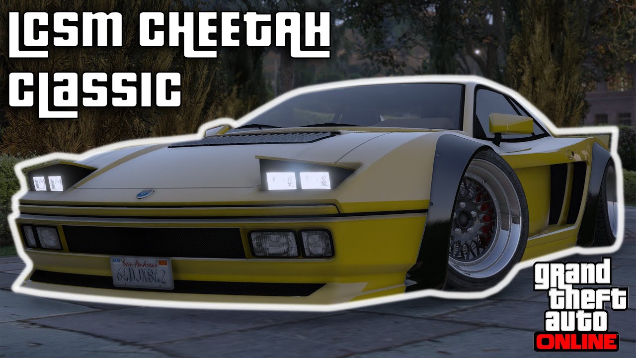 NEW Grotti LSCM Cheetah Classic (LibertyWalk Ferrari Testarossa) | GTA Online DLC Car Customization