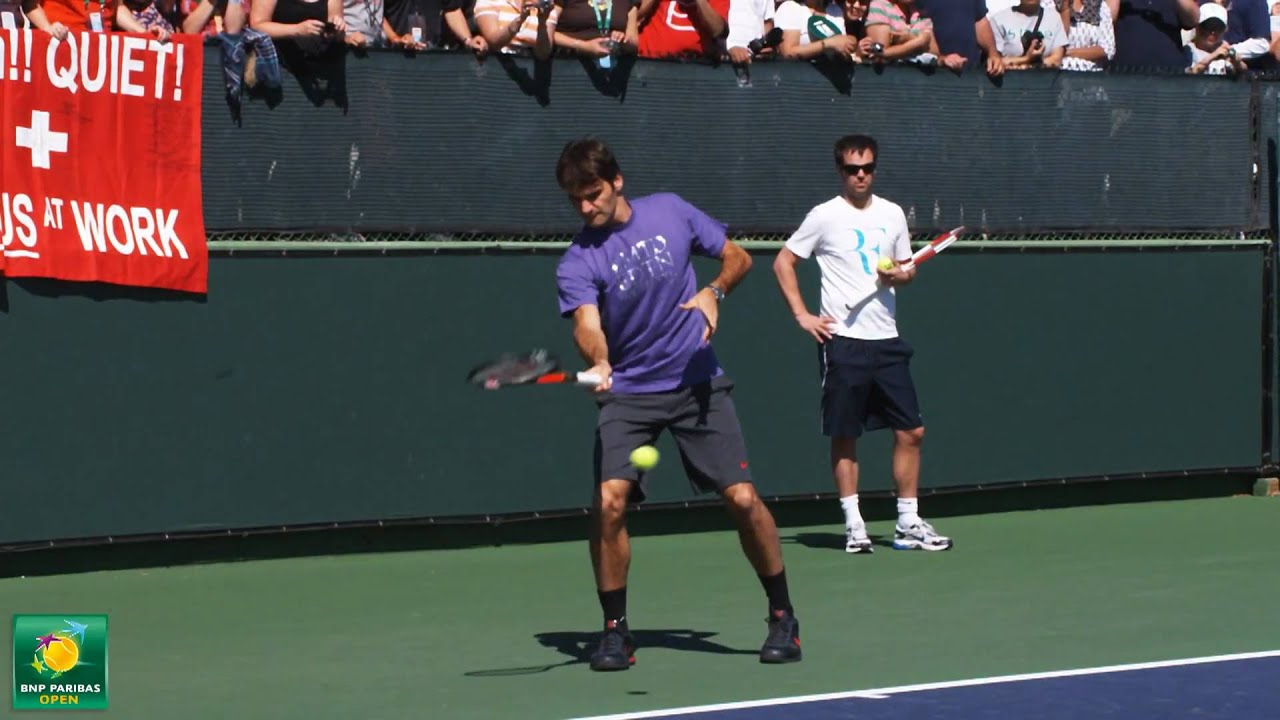 Roger Federer Slow Motion HD -- Indian Wells Pt. 02