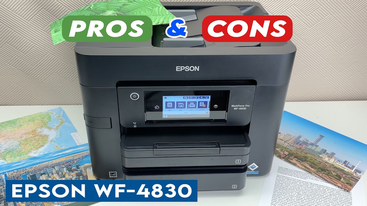 Обзор принтера Epson WF-4830: плюсы и минусы.