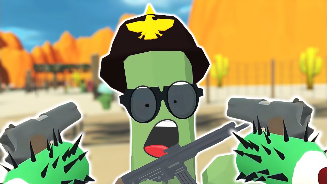 WAH GAWAT ! TENTARA KAKTUS MENYERANG - CACTUS COWBOY PLANTS AT WAR