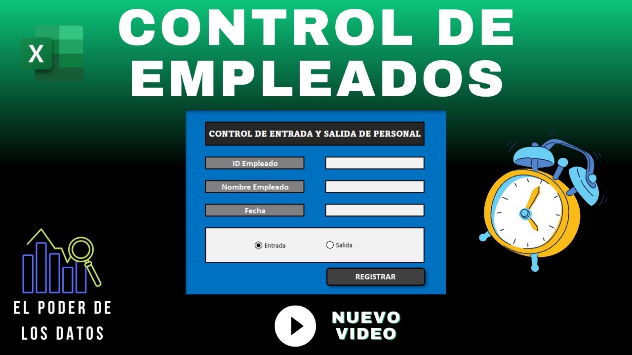 Control de empleados - Excel