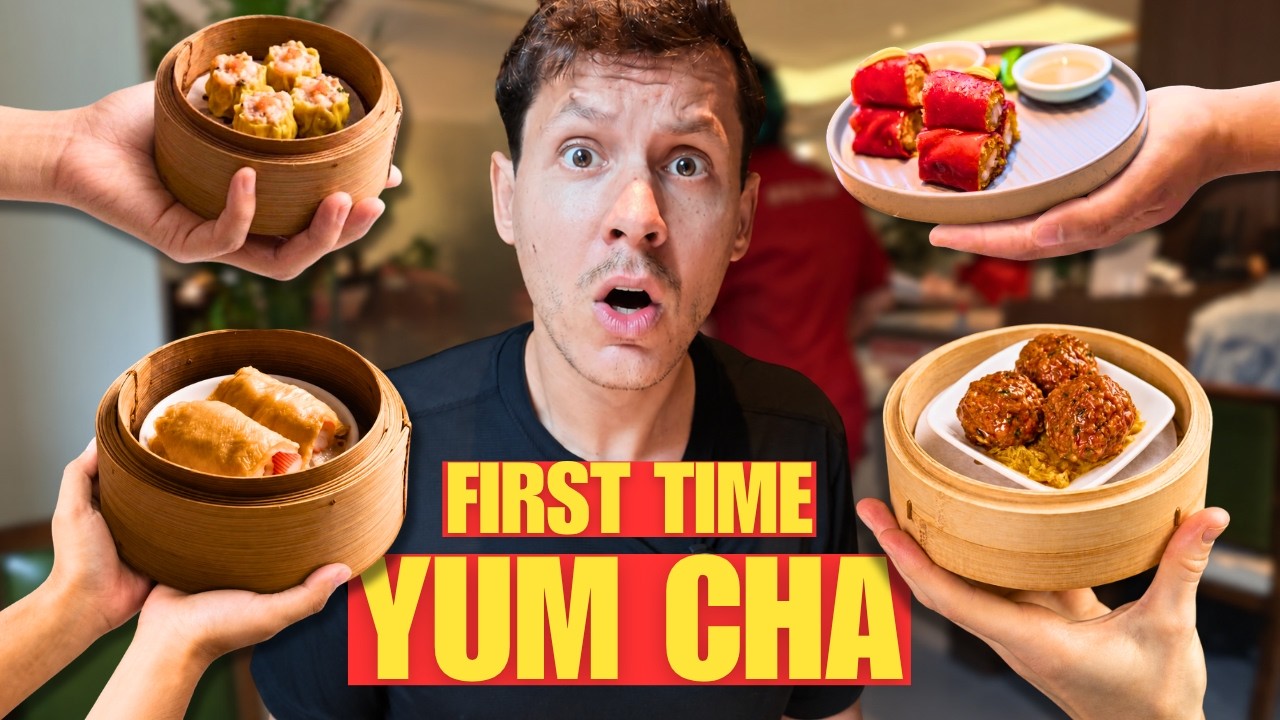 German tries Yum Cha for the FIRST TIME.....