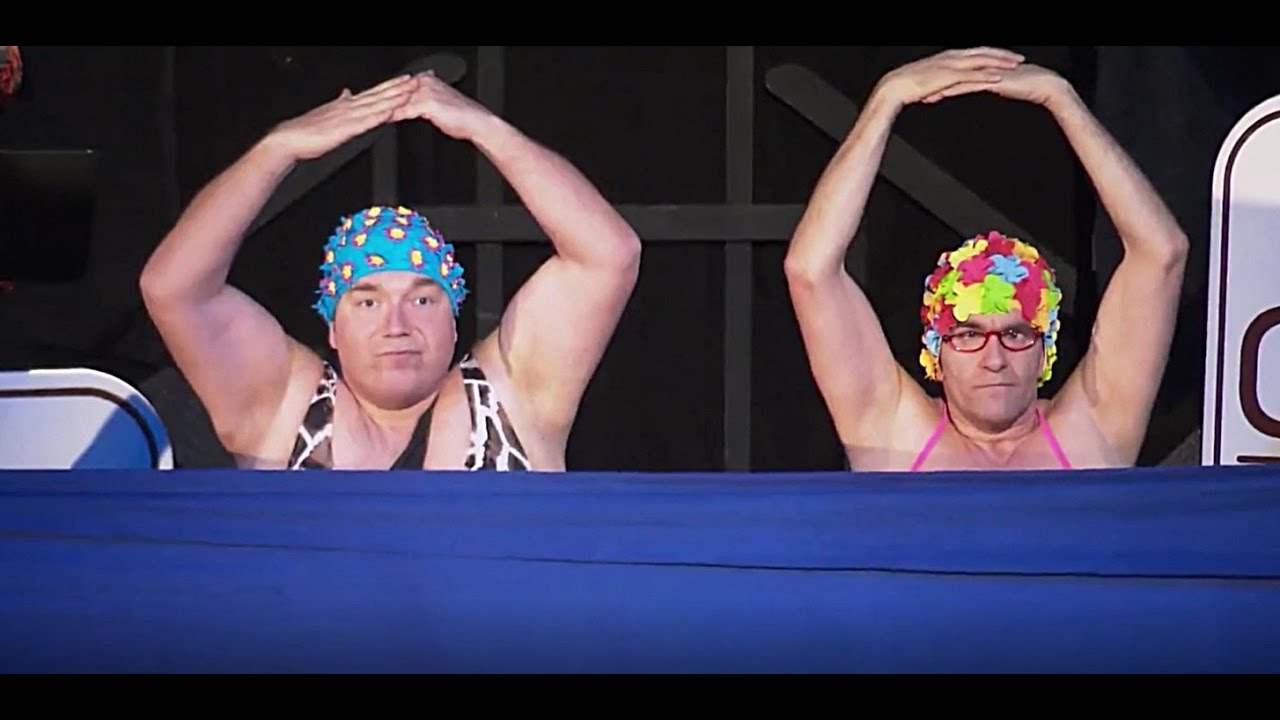 Almi & Salvi Rheinschwumm und Synchroshow